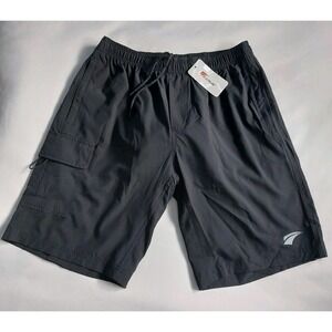 EZRUN Men's 3D Padded Mountain Lightweight  Cycling  Shorts  Black  M